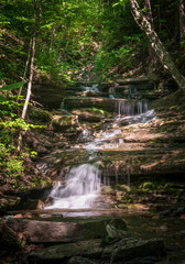 Long Exposure of Buttermilk Falls State Park