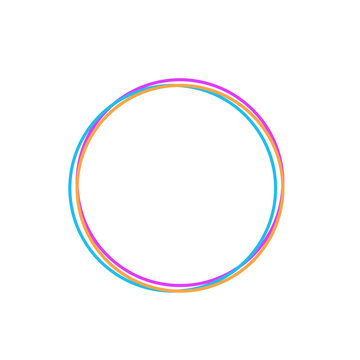 Colorful circles. Vector illustration 