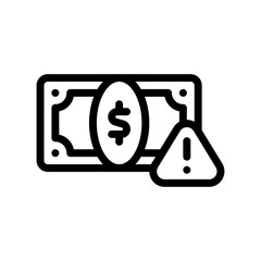 fraud line icon