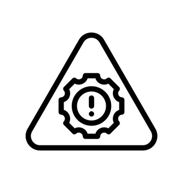 inefficient line icon