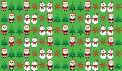 seamless pattern with Christmas star