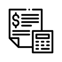 budgeting line icon