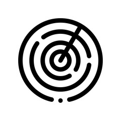 radar line icon