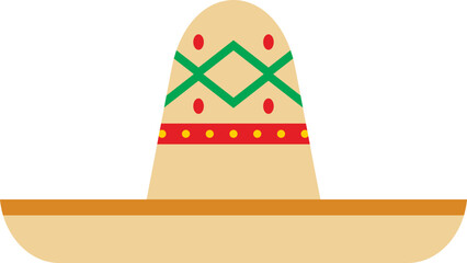 Sombrero hat illustration