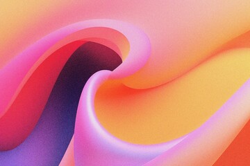orange magenta purple grainy abstract wavy fluid background with noise texture for header poster banner backdrop design