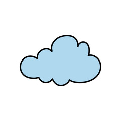 Cartoon clouds. vector collection.