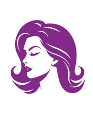 Beautiful Girl Mascot Icon Logo