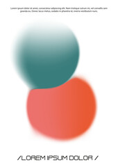 Futuristic Background Set with Gradient Mesh Holographic Shapes. Vector Template Design for your Business. Minimal Colourful Print Set for Your Identity Style