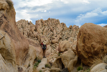 Desert Boulder Formations in Joshua Tree