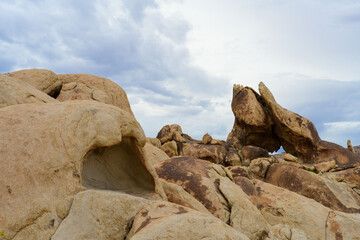 Desert Boulder Formations in Joshua Tree