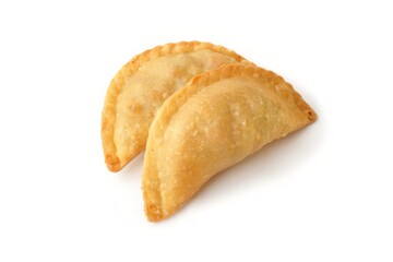 Curry puff or Fried Pastel is a popular dry cake in Indonesia.