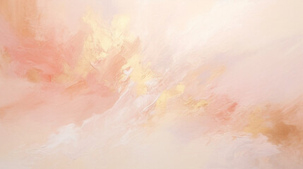 Obraz na płótnie Canvas Pink watercolor gold marble background with Generative Ai.