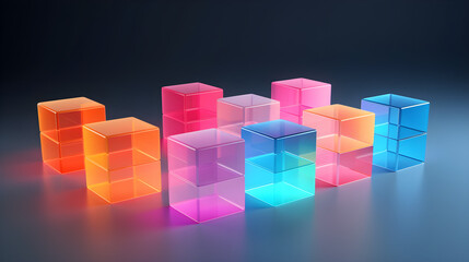 Colored cubes as a concept for development and growth