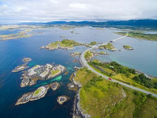 Papier Peint photo Atlantic Ocean Road Atlantic Road - one of the world’s most beautiful drive, Norway