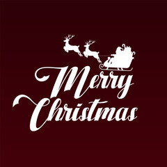 Capture the essence of Christmas in elegant silhouette with this Merry Christmas vector design. The simplicity of silhouettes conveys the spirit of the season, making every detail a festive celebratio