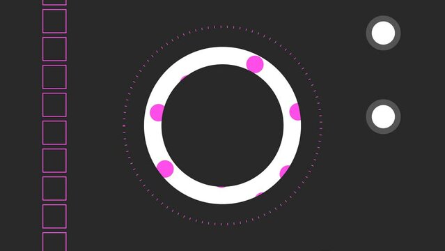 looped animation background. black and white for screensaver