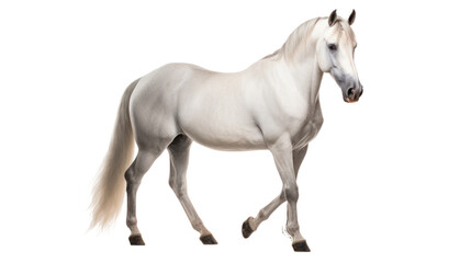 Obraz na płótnie Canvas Arabian horse on the transparent background