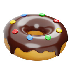 Chocolate Donuts2 3D Icon