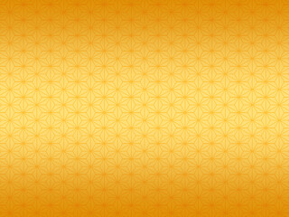 ゴールドの高級感ある和柄背景