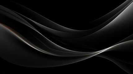 Abstract luxury black and gold wave background