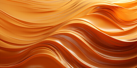 Abstract orange wavy wallpaper background