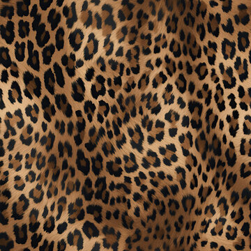 Leopard Print Fabric pattern Background
