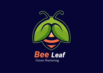 Premium Vector Bee logo design premium vector