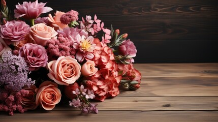 Flowers On Wooden Background, HD, Background Wallpaper, Desktop Wallpaper