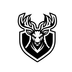 Fototapeta premium Reindeer sport logo icon design illustration
