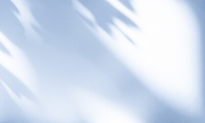 Wall interior background, studio  and backdrops show products.with shadow from window color white and purple. background for text insertion and presentation product 