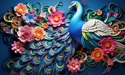 Obraz premium feather pattern