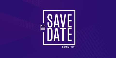 Save the date banner. Can be used for business, marketing and advertising. logo graphic design of event summit made for economic, business and environment upcoming events. Vector EPS 10