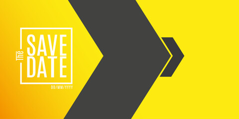 Save the date banner. Can be used for business, marketing and advertising. logo graphic design of event summit made for economic, business and environment upcoming events. Vector EPS 10