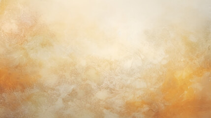 Soft pastel earthy, organic, golden yellow beige textured bokeh background with mandala texture marble. Generative AI.