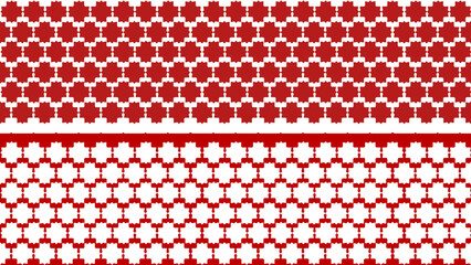 seamless knitted pattern red and white