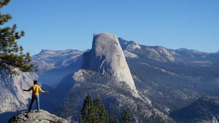Afwasbaar behang Half Dome Half dome, Yosemite national park, California
