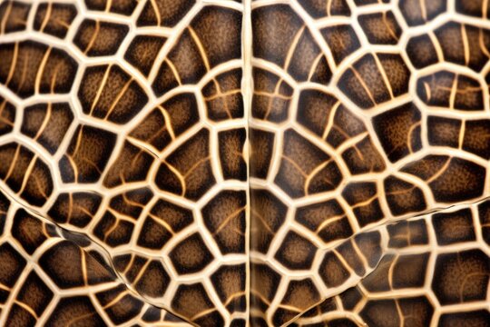close up capture of turtle shell pattern