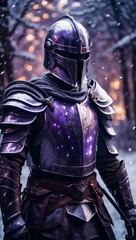Fototapeta premium Knight Hero and RPG character asset for games artwork and 4k wallpapers of cinematic epic realism