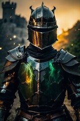 Naklejka premium Knight Hero and RPG character asset for games artwork and 4k wallpapers of cinematic epic realism