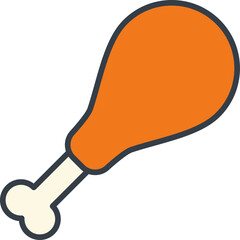 Chicken Drumstick Icon