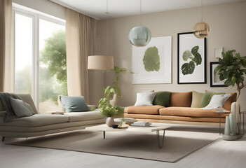 Fototapeta premium modern living room