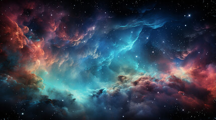 Fototapeta na wymiar lights of space HD 8K wallpaper Stock Photographic Image