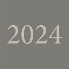 New year 2024 according to the calendar