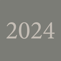 New year 2024 according to the calendar