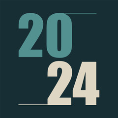 New year 2024 according to the calendar