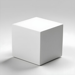 Fototapeta premium white 3d box