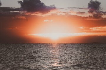 Sonne über der Ostsee