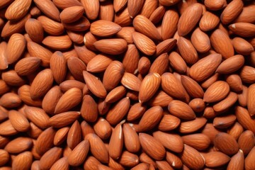 close-ups of the grainy surface of almonds
