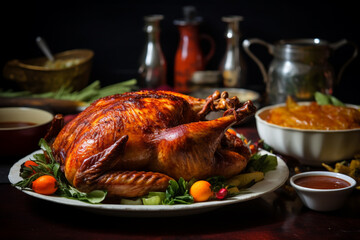 roasted chicken with vegetables