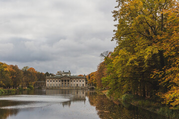 Autumn in the parks of Warsaw